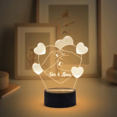 Soulmate Night lamp Warm White Color Gift for Husband Wife